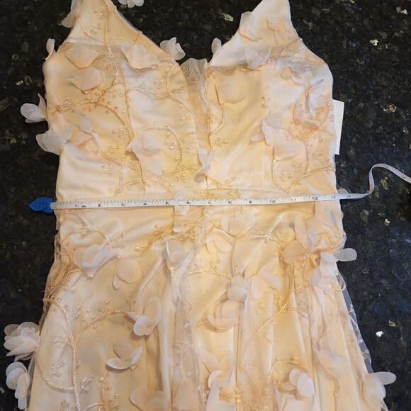 Speechless halter gown size 11  NWT peach - Picture 10 of 11